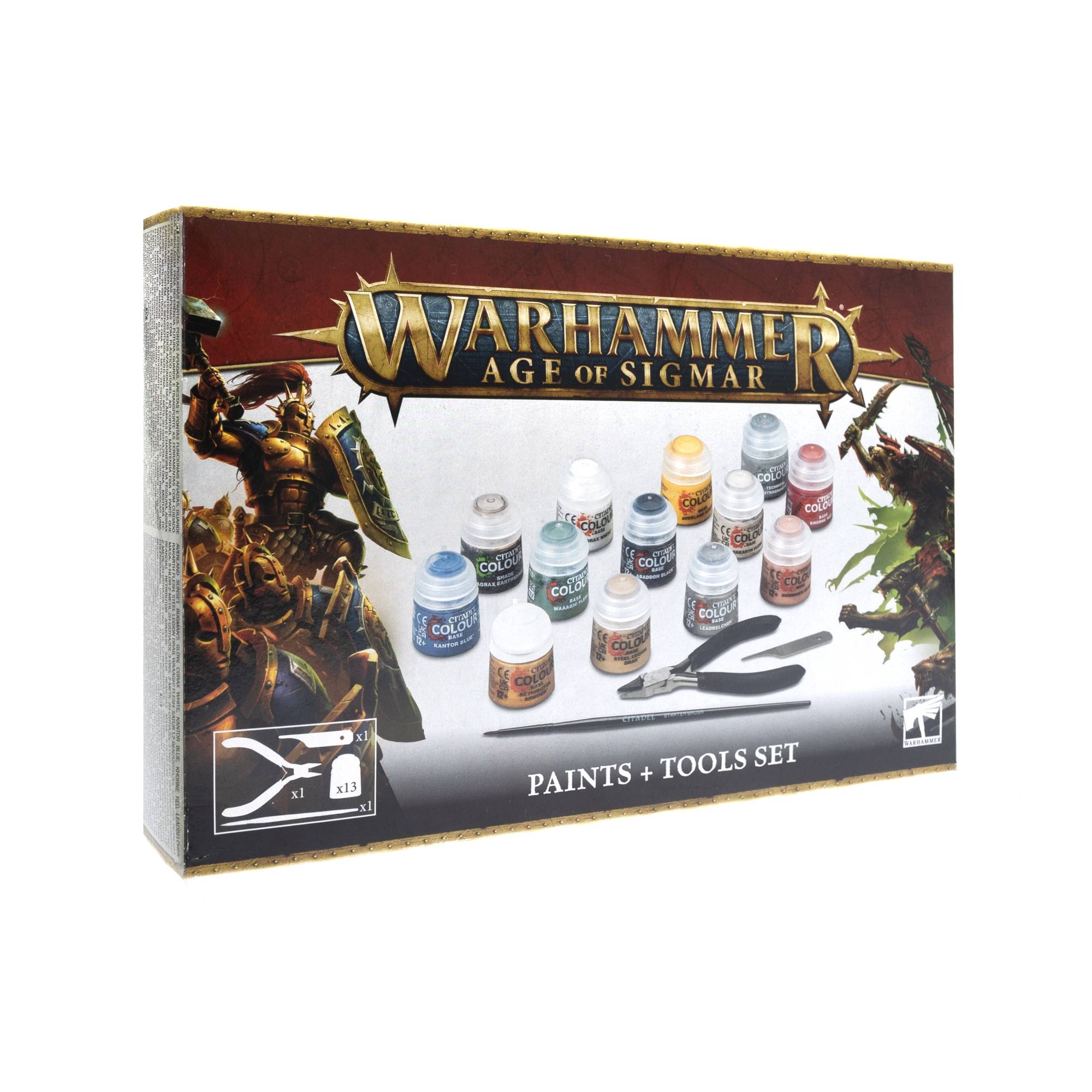 Warhammer Age of Sigmar Paint and Tools Set