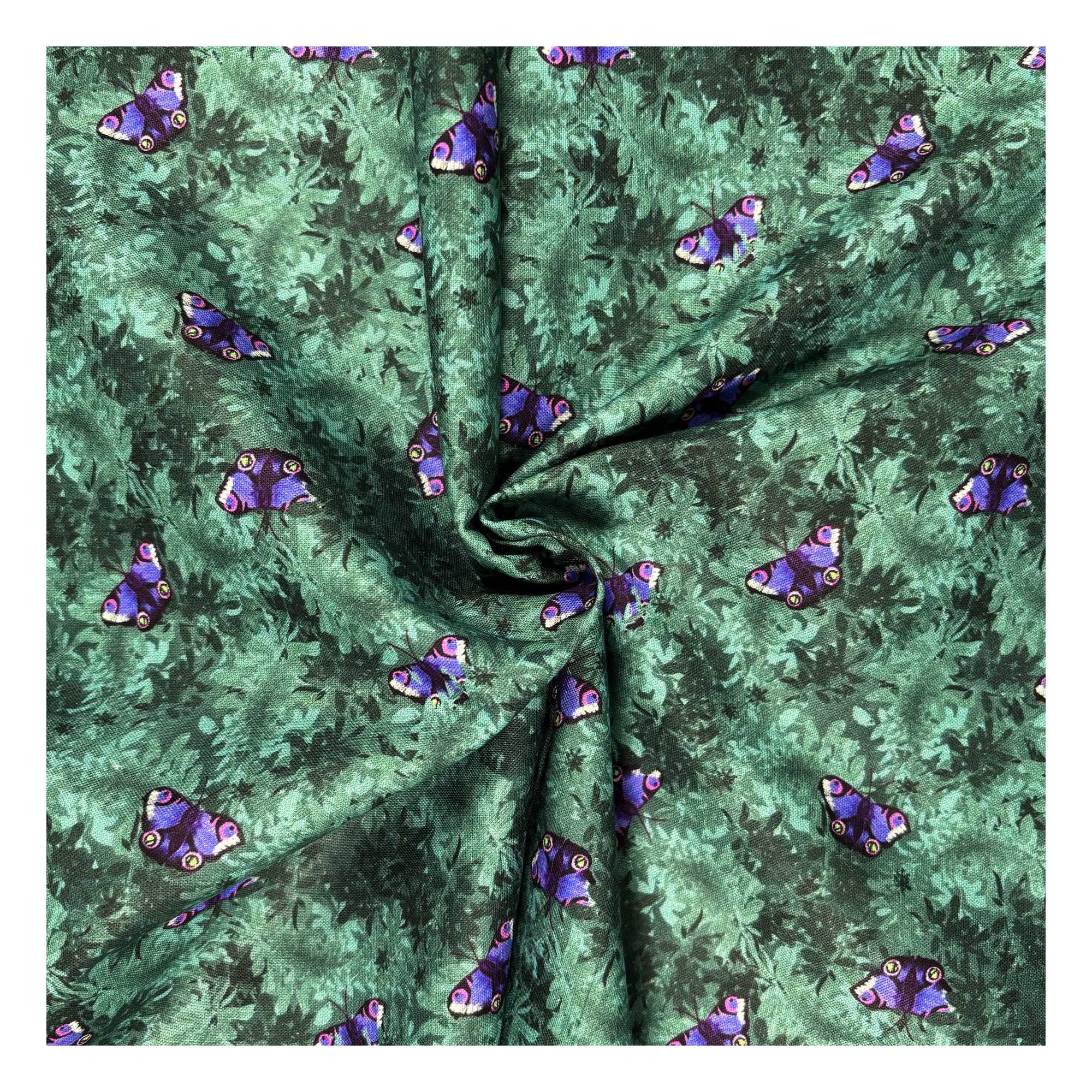 Woodland Wonders Hidden Butterflies Cotton Fabric by the Metre