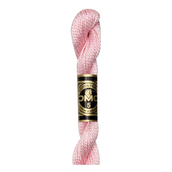 DMC Pink Pearl Cotton Thread Size 5 25m (963)