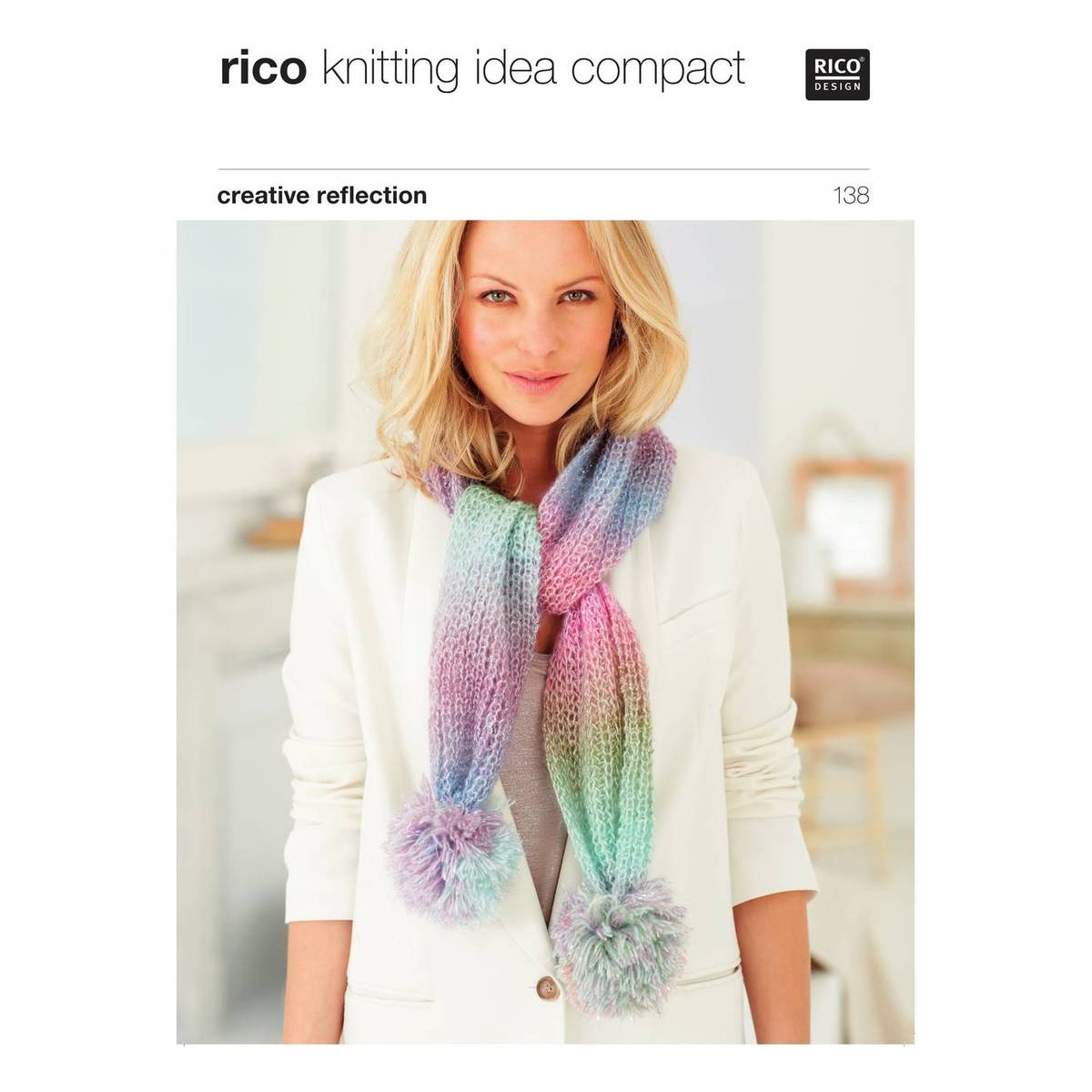 Rico Creative Reflection Scarves Digital Pattern 138