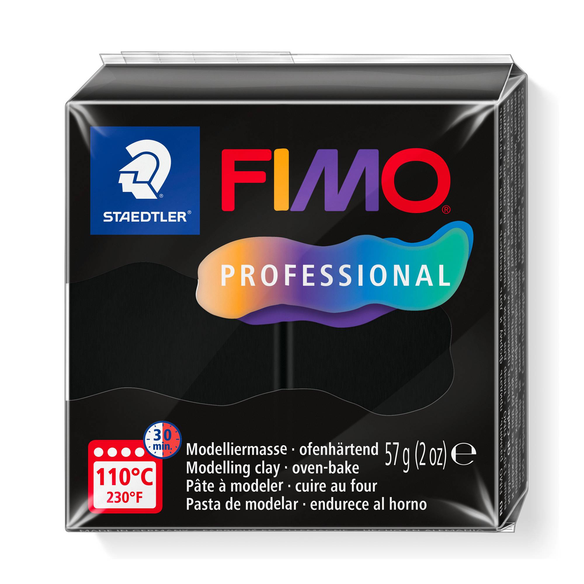 Fimo Professional Black Modelling Clay 57g