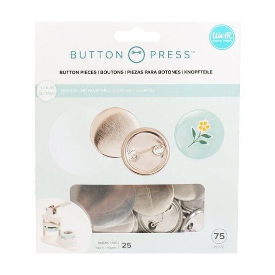 We R Makers Button Press Medium Button Pieces 25 Pack