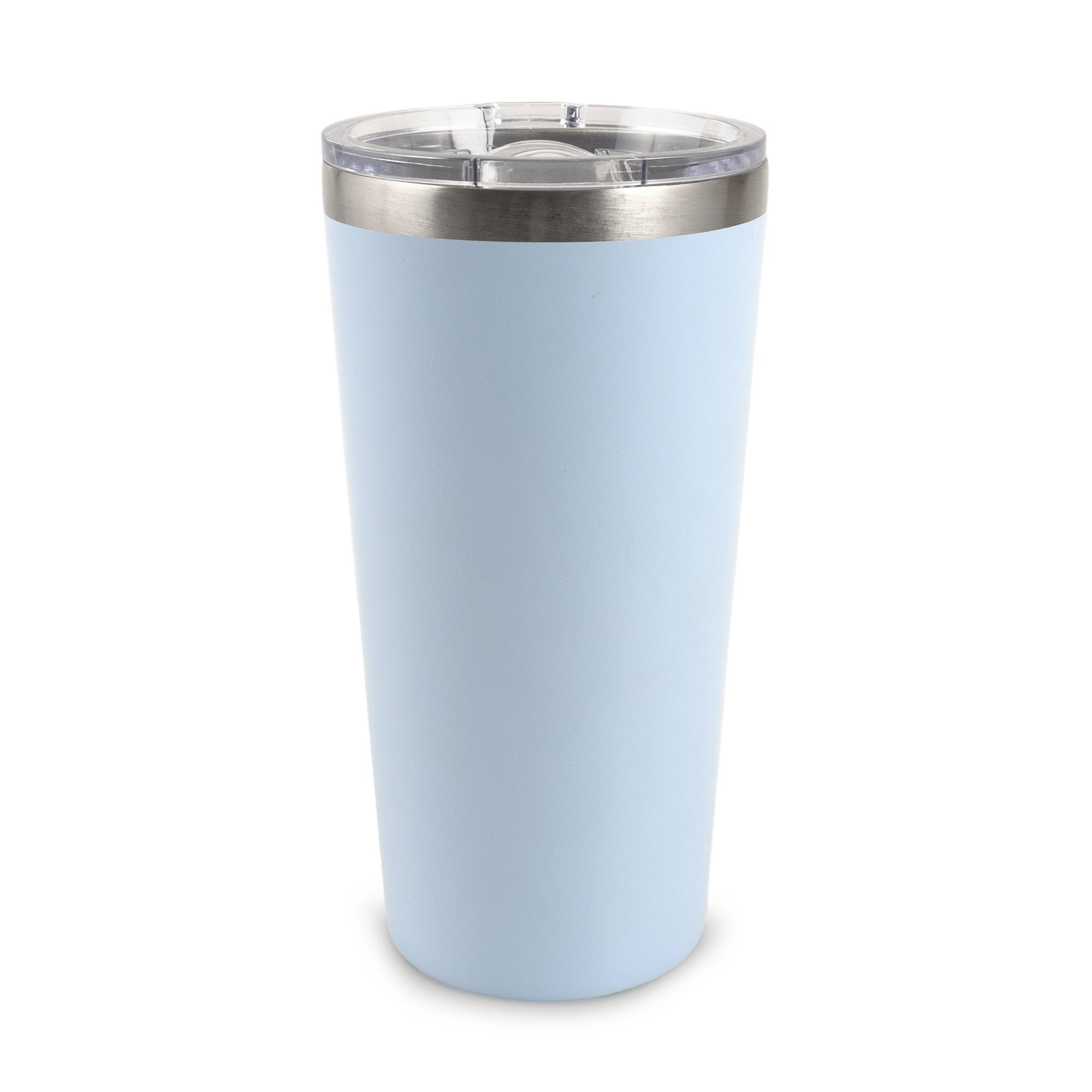 Blue Metal Coffee Cup