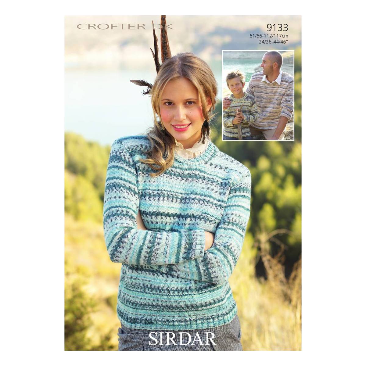 Sirdar Crofter DK Jumper Digital Pattern 9133