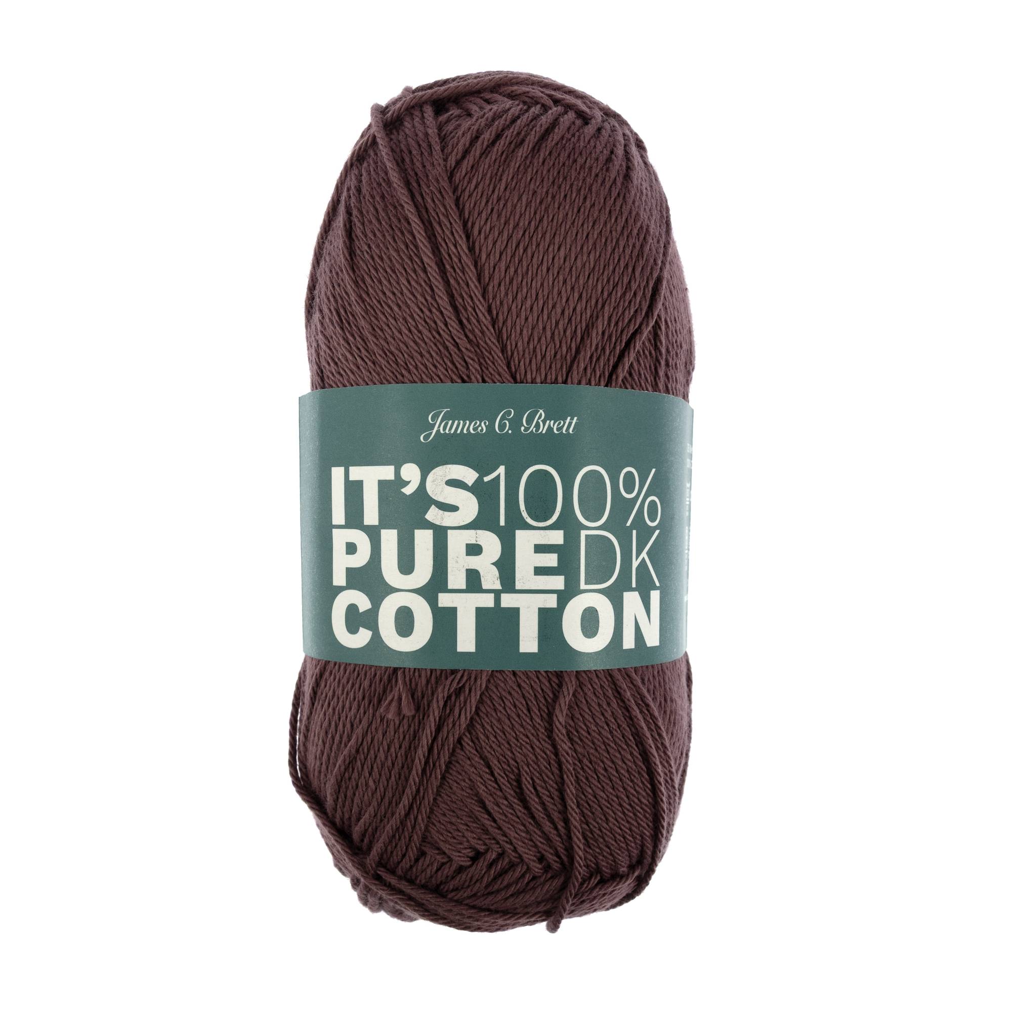 James C Brett Merlot It’s Pure Cotton Yarn 100g