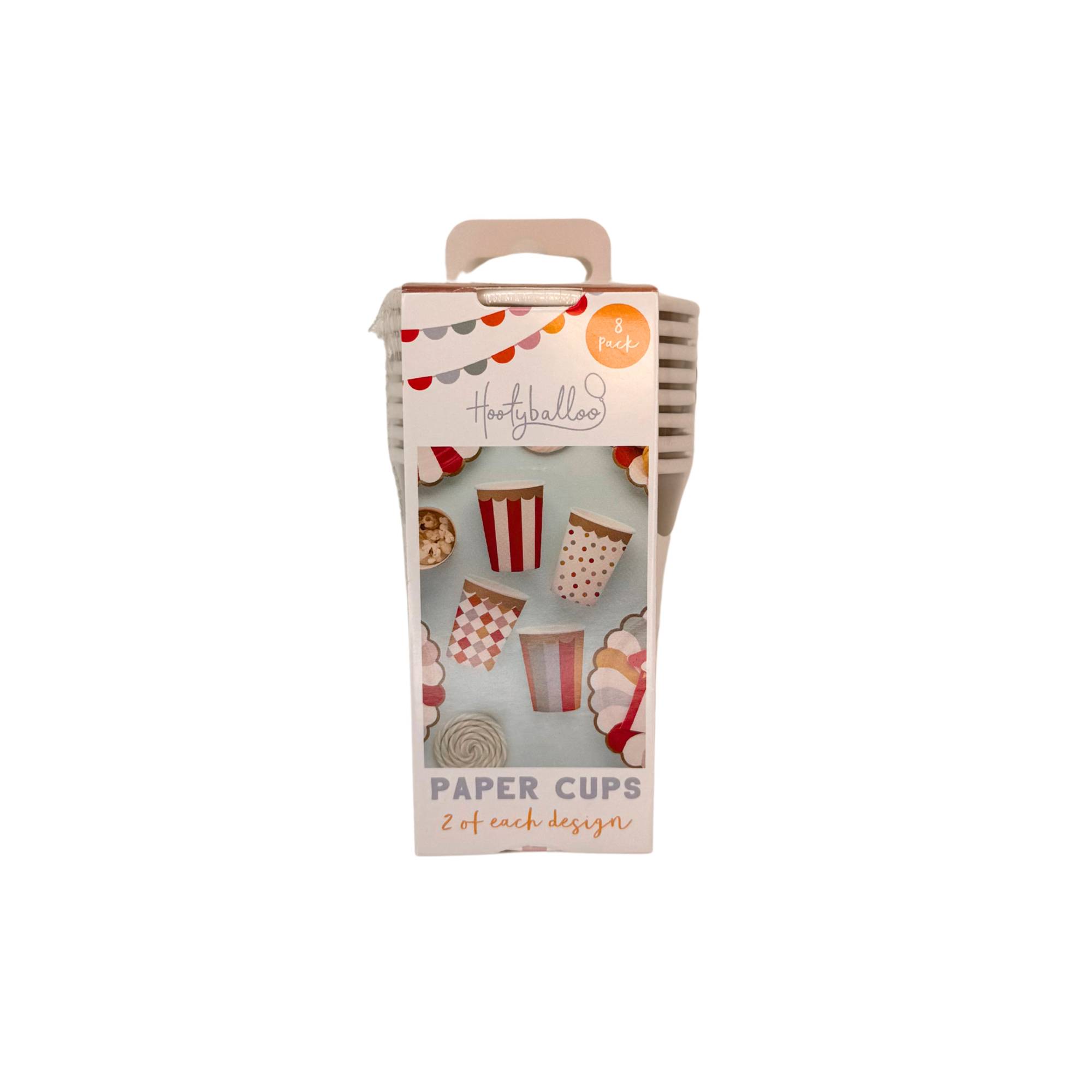 Circus Paper Cups 8 Pack