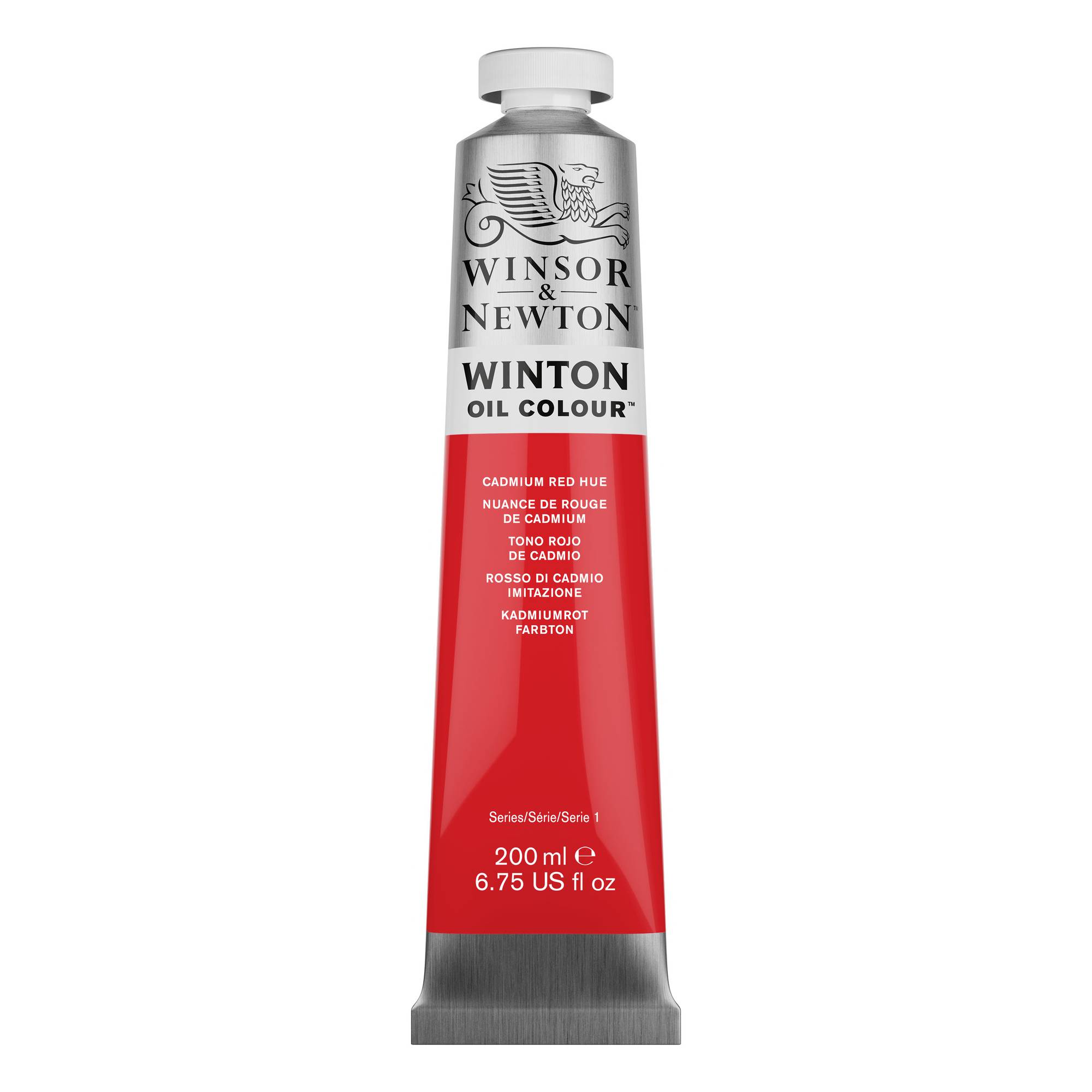 Winsor and Newton Winton Oil Colour Cadmium Red Hue 200ml