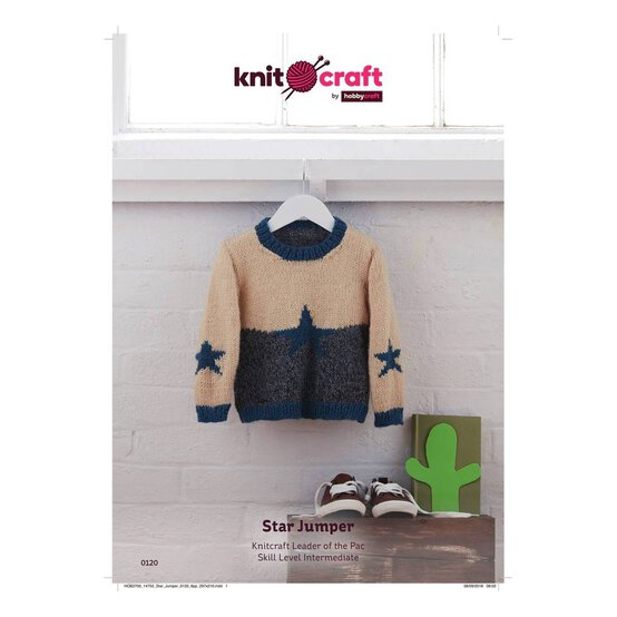 Knitcraft Kids' Star Jumper Digital Pattern 0120