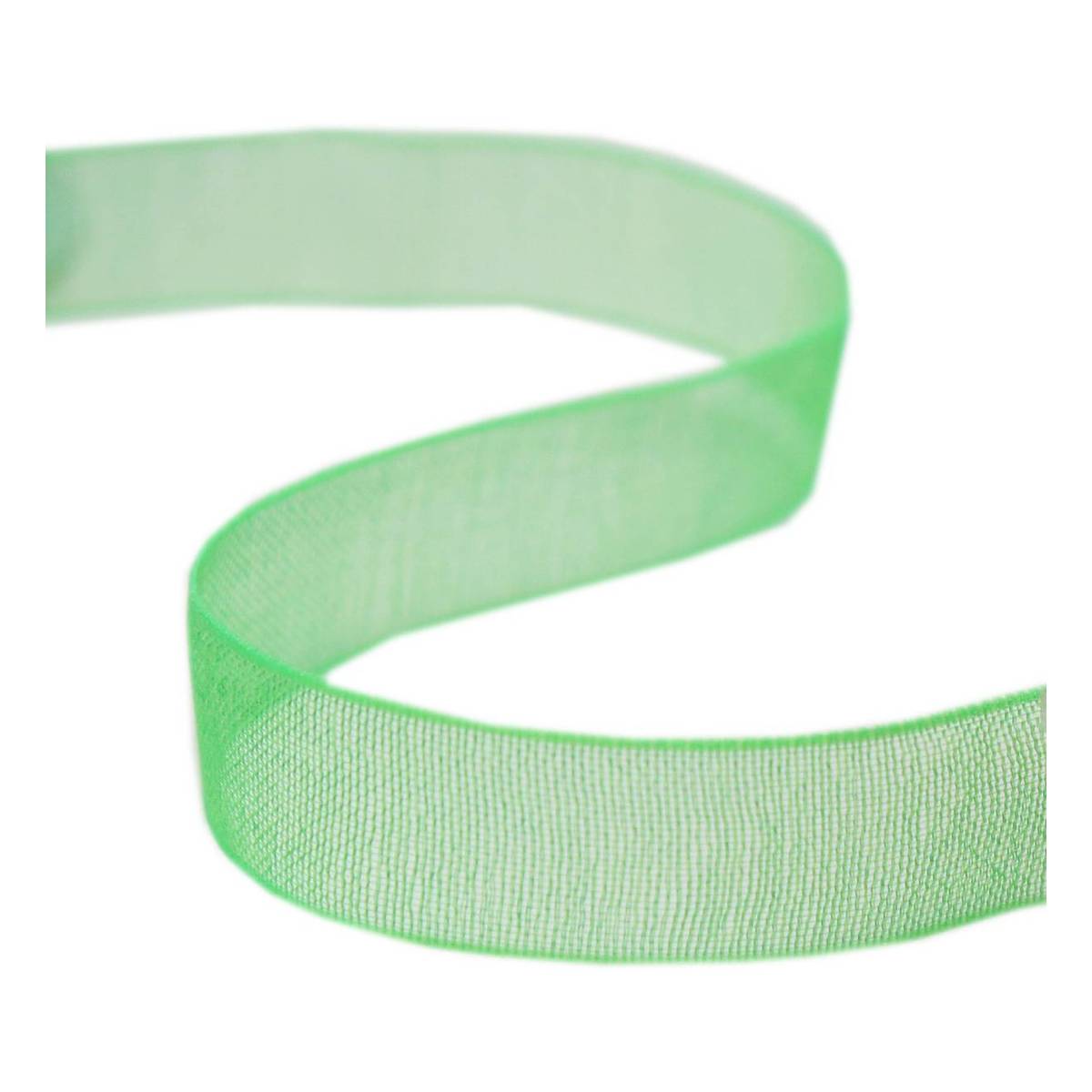 Australian Green Organdie Ribbon 9mm x 8m