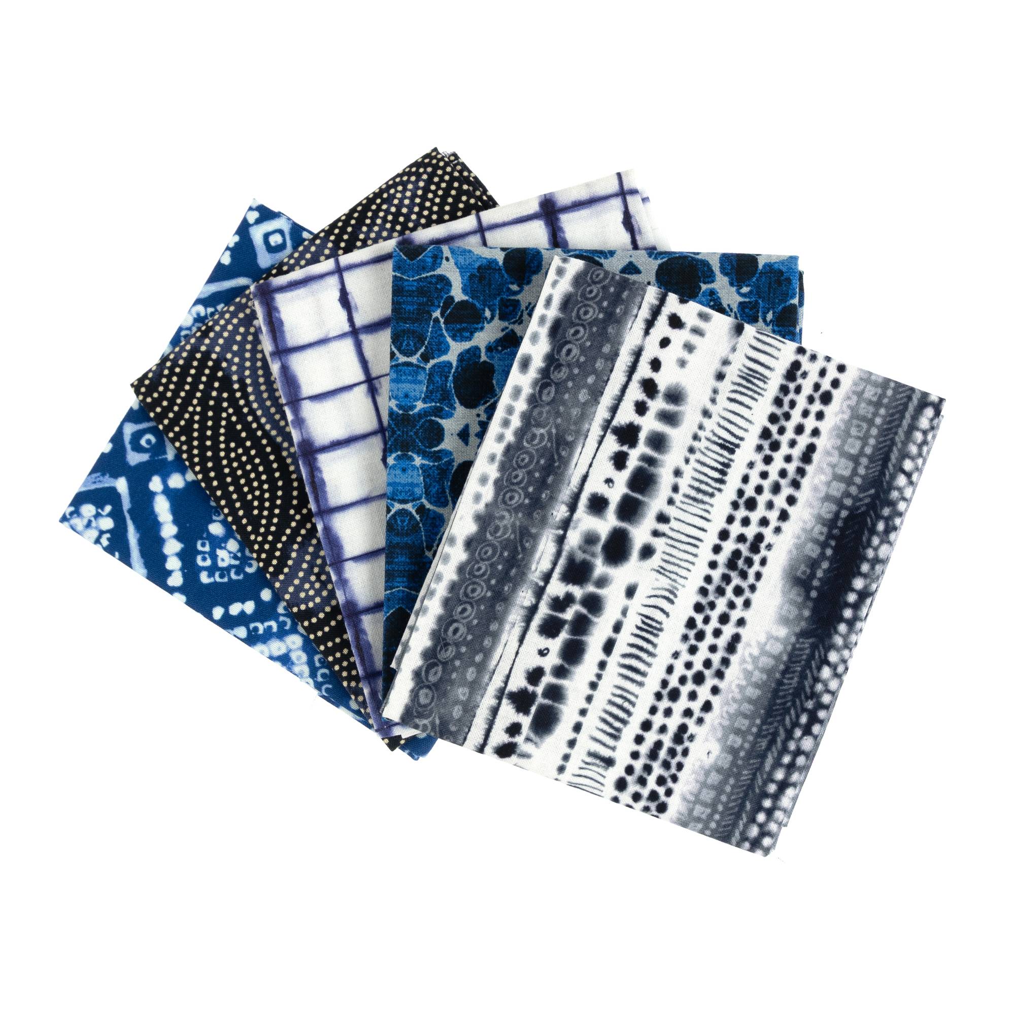 Geo Shapes Cotton Fat Quarters 5 Pack