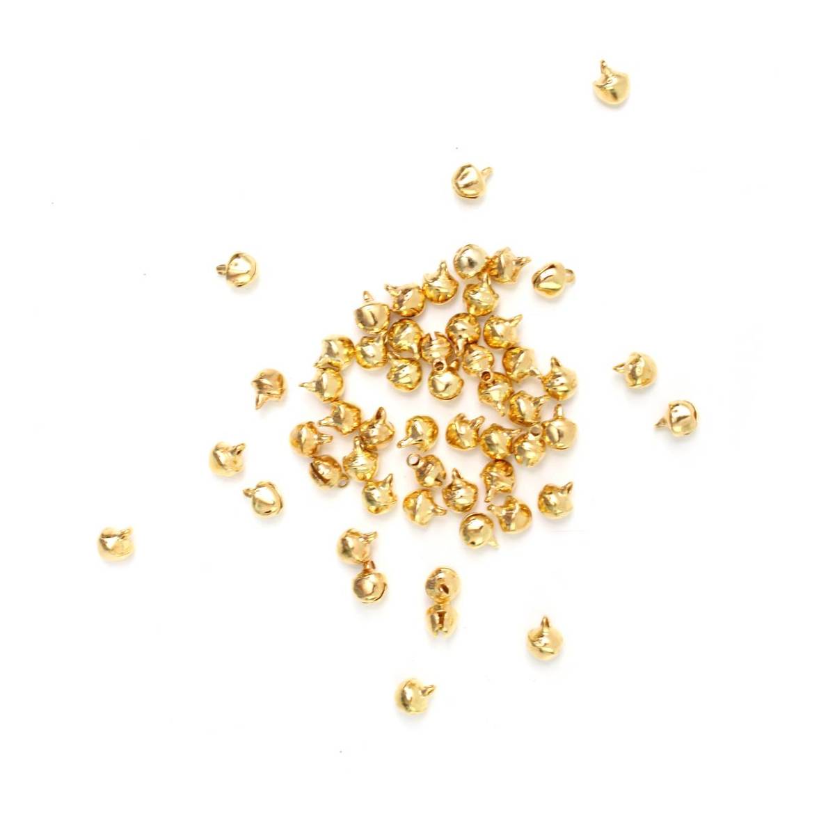 Mini Gold Jingle Bells 60 Pack