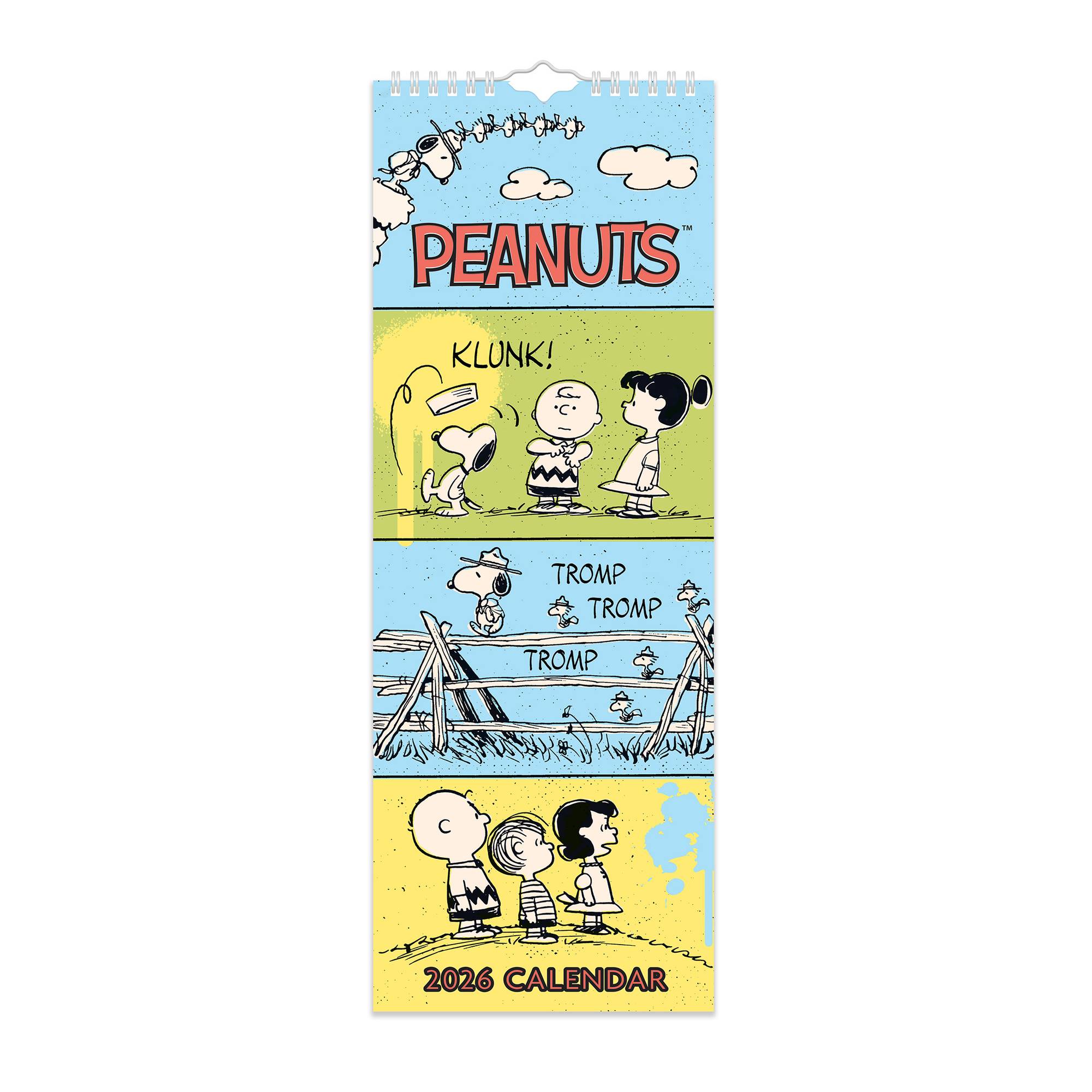 Peanuts Slim Calendar 2026