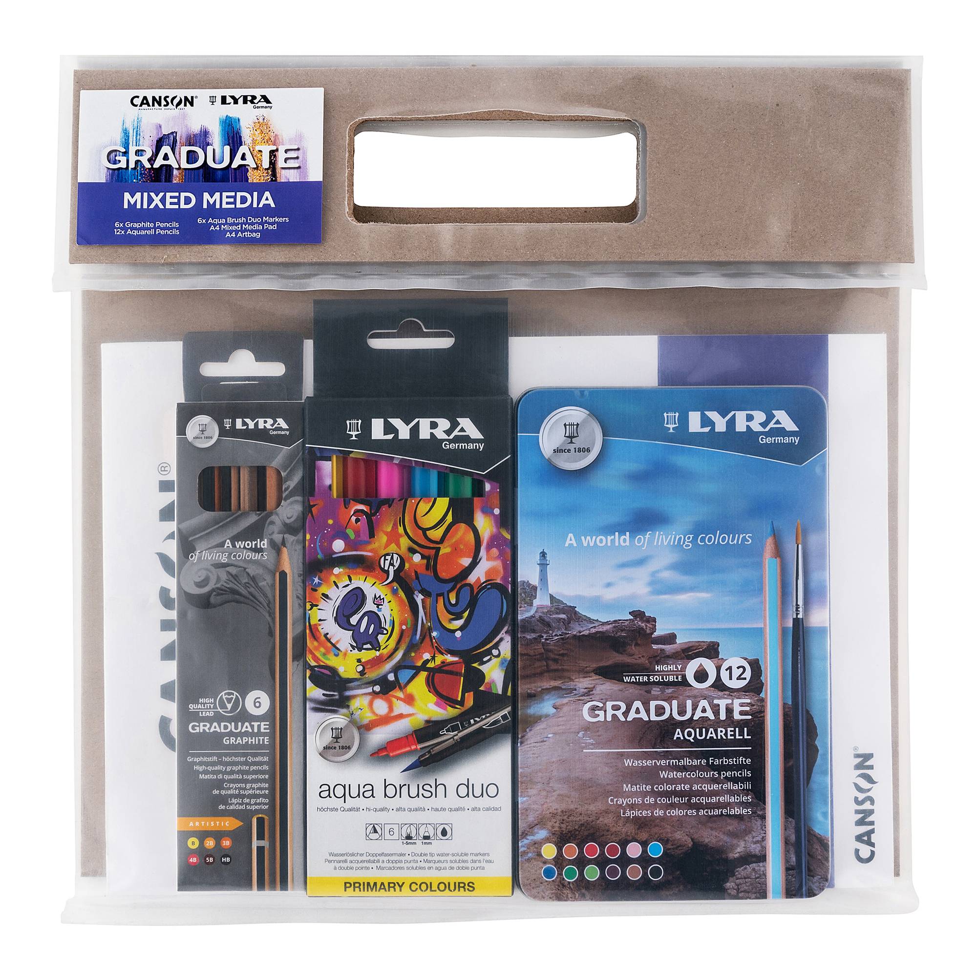 Lyra Graduate Mixed Media Set A4