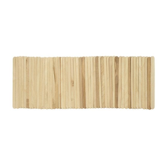 Natural Wooden Craft Sticks 50 Pack