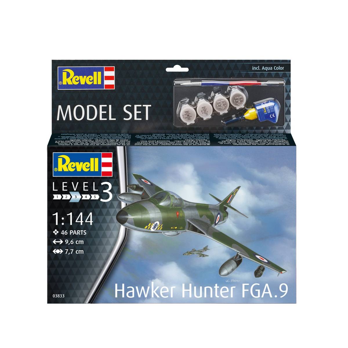 Revell Hawker Hunter FGA.9 Model Set 1:144
