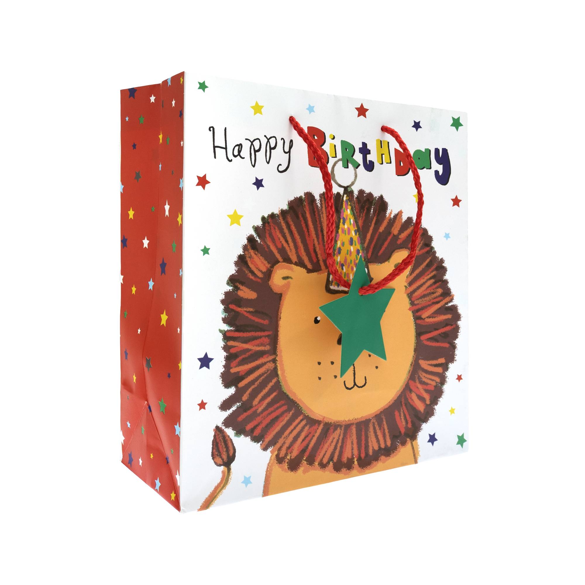 Lion Birthday Gift Bag 21.5cm x 25cm