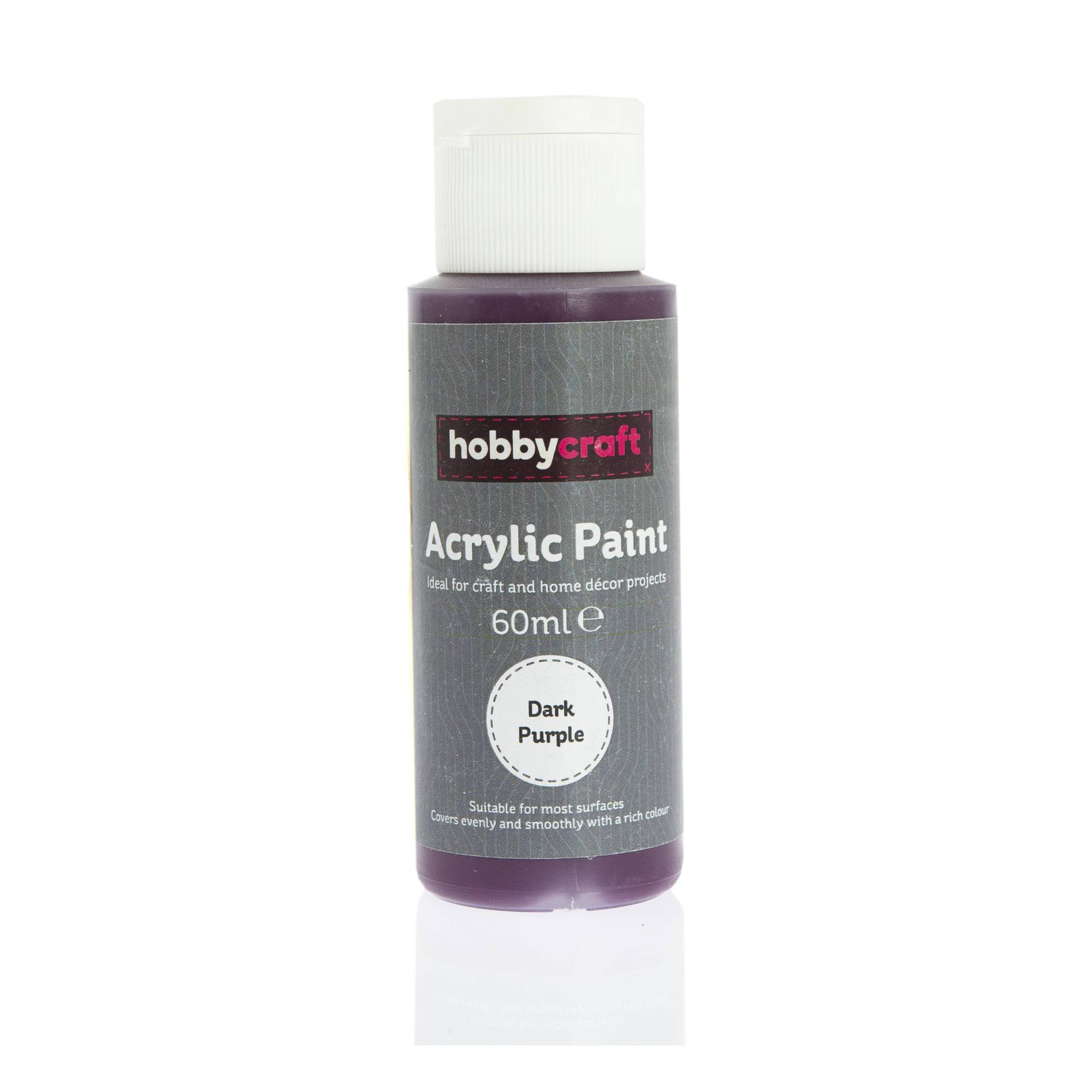 Dark Purple Acrylic Craft Paint 60ml