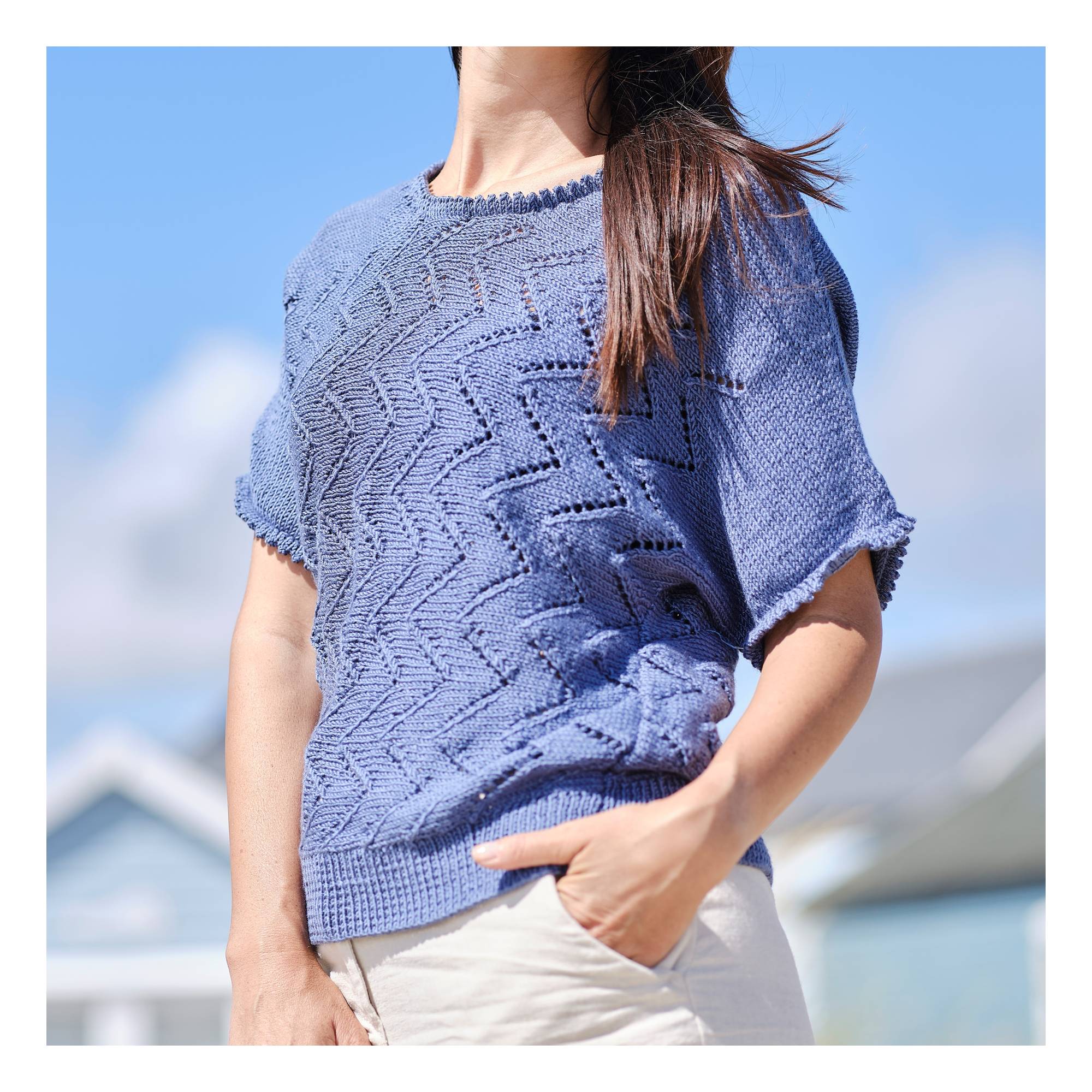 Women's Institute Vintage Zig Zag Top Digital Pattern 0075