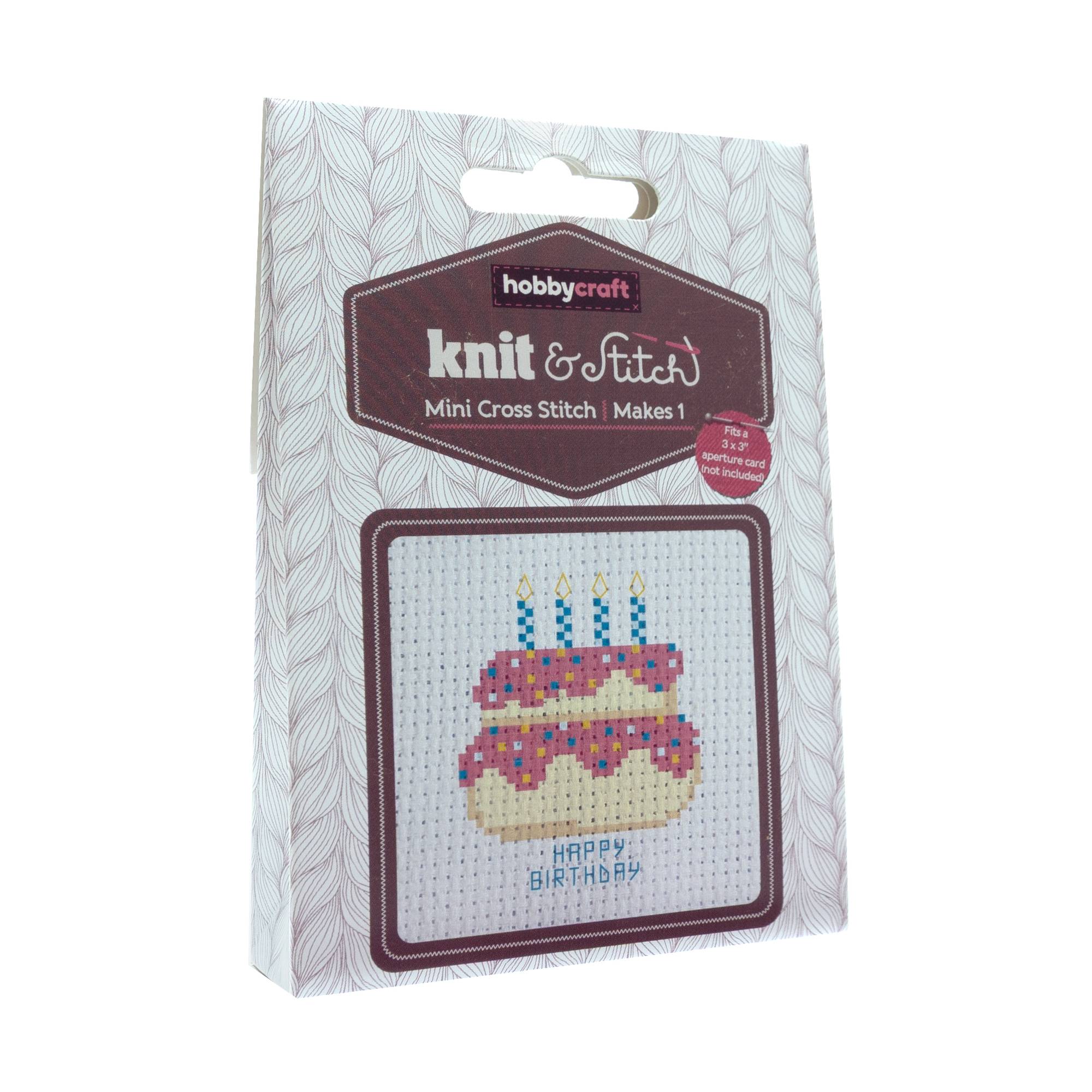 Mini Birthday Cross Stitch Kit