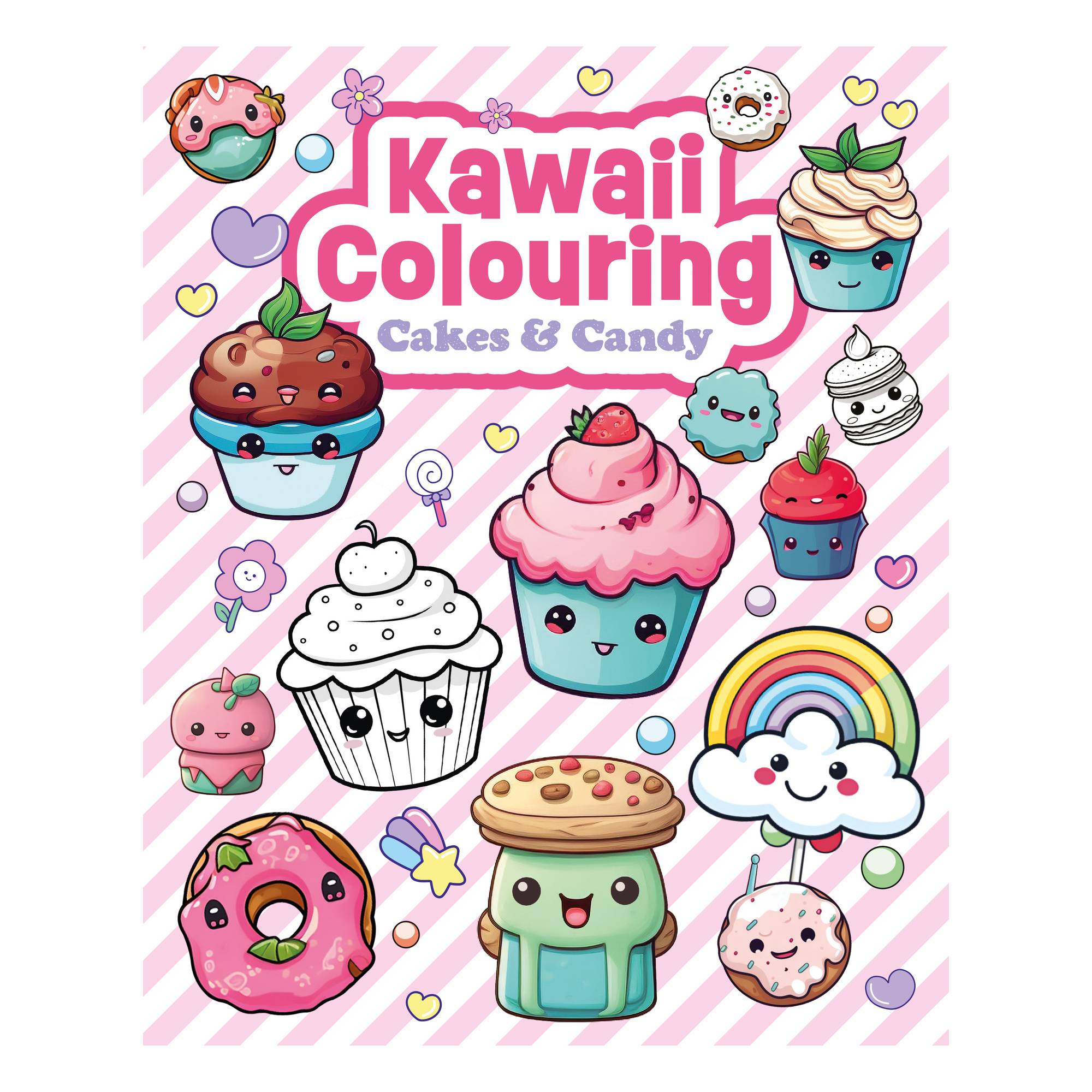Kawaii Colouring Cakes and Candy
