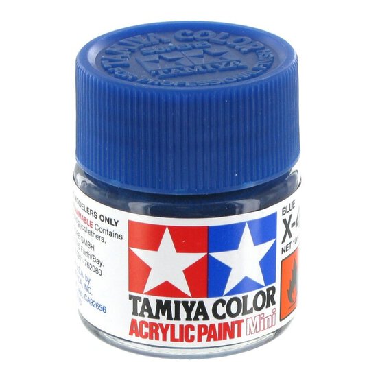 Tamiya Colour Acrylic Paint X-4 Blue 10ml
