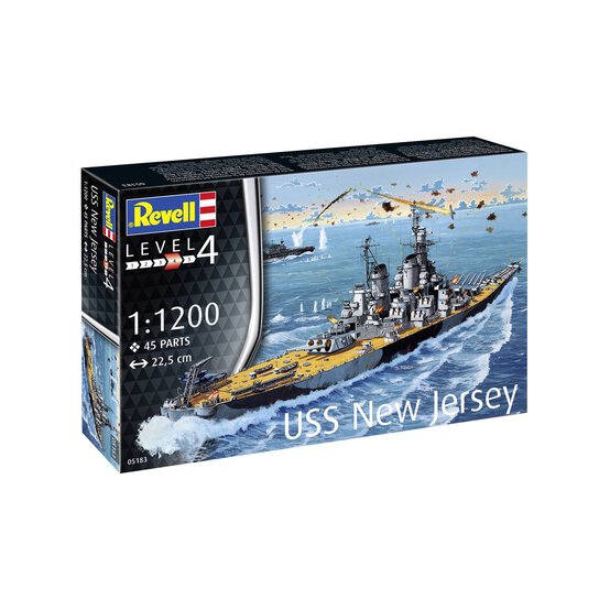 Revell USS New Jersey Model Kit 1:1200