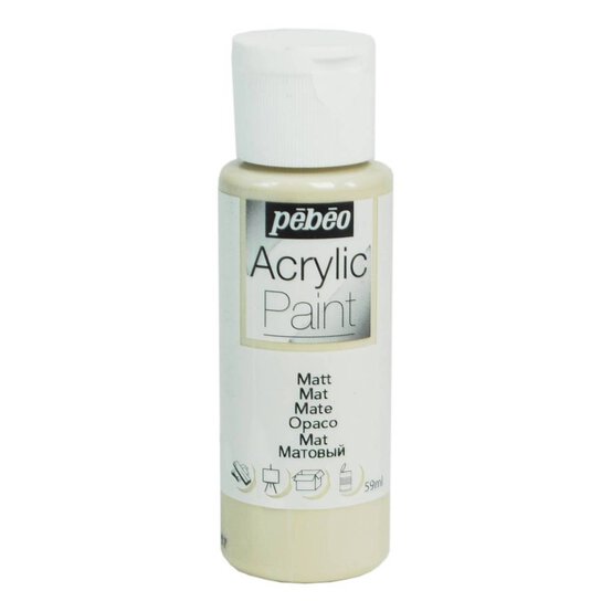 Pebeo Light Taupe Matt Acrylic Craft Paint 59ml
