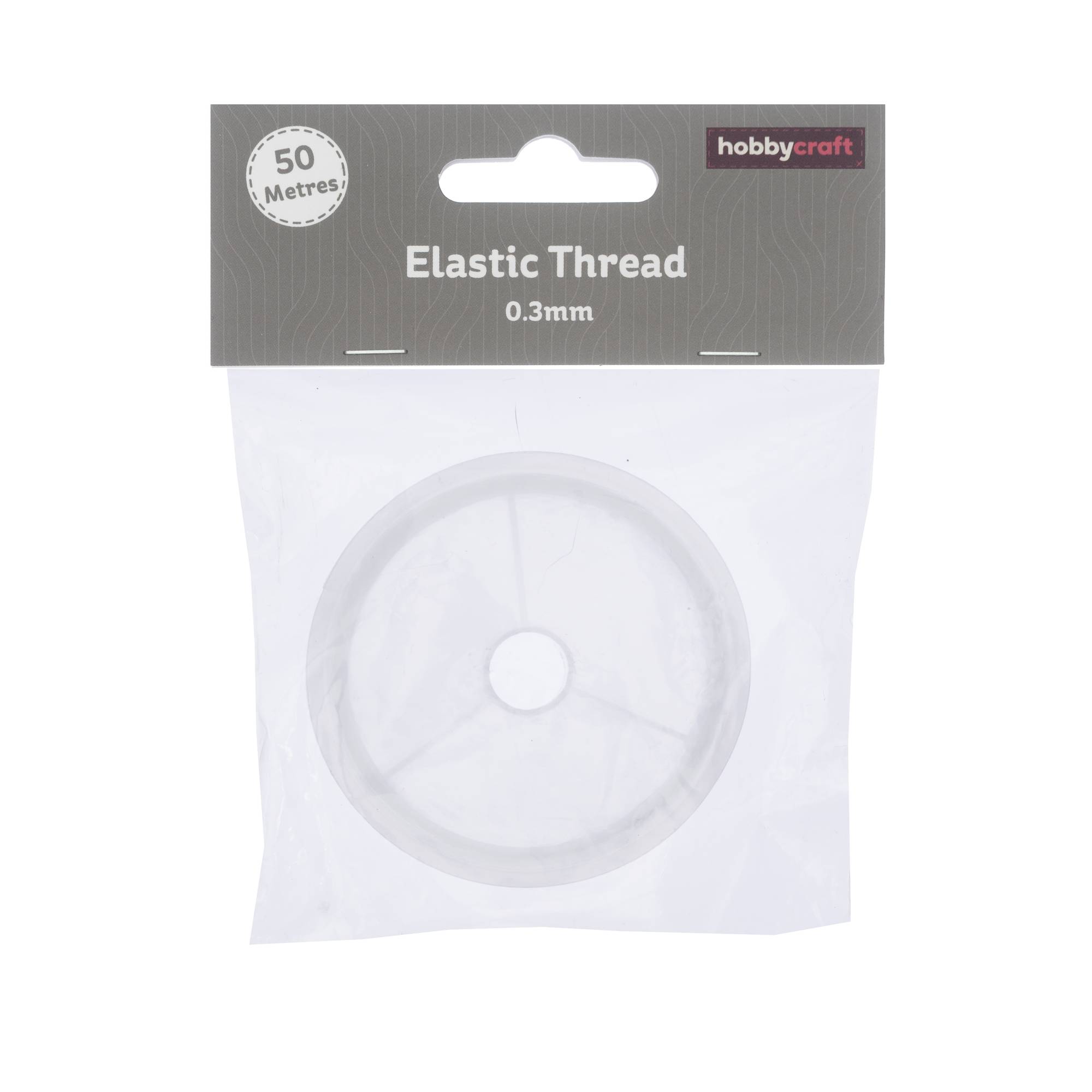 Clear Elastic Cord 0.3mm x 50m