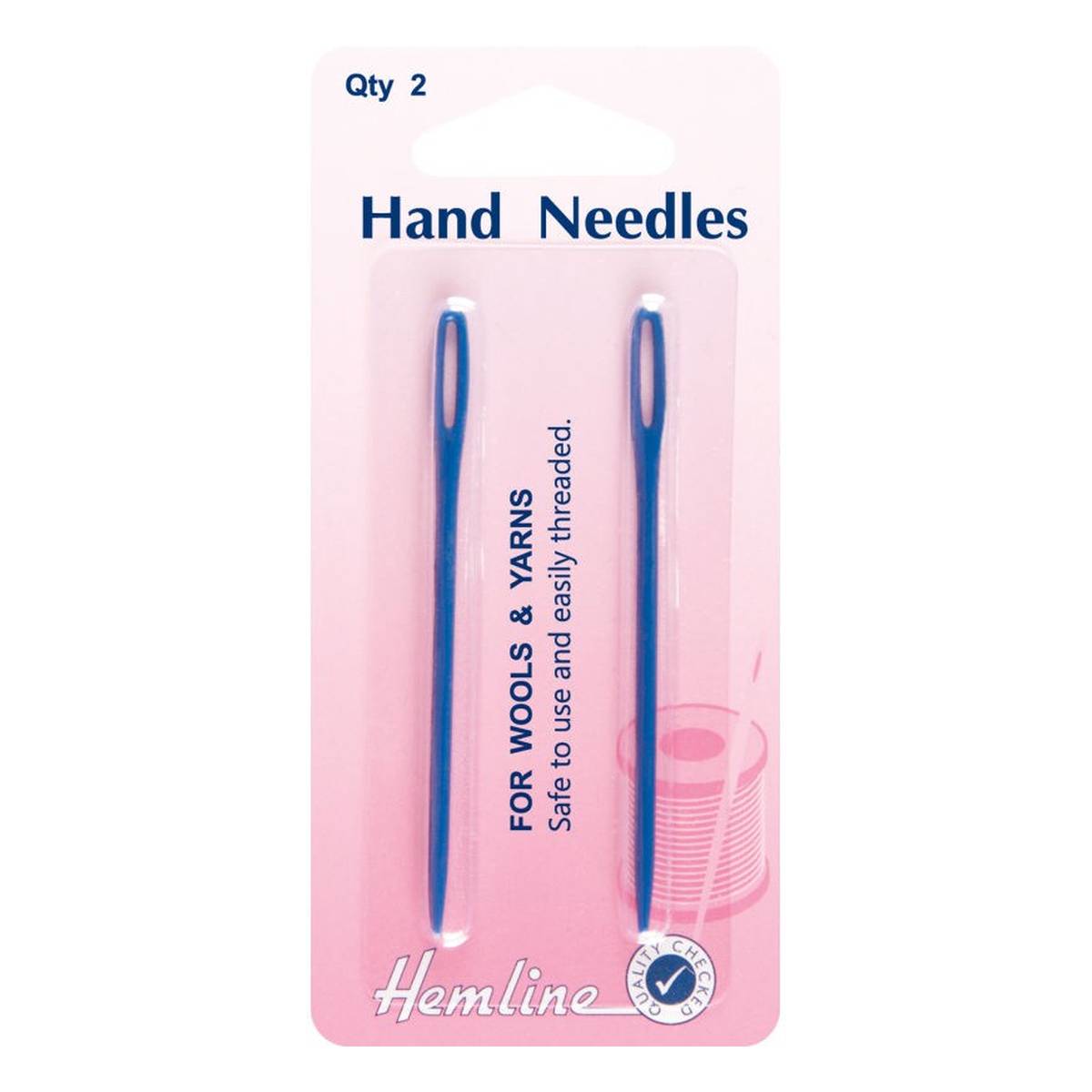 Hemline Plastic Yarn Needles 2 Pack