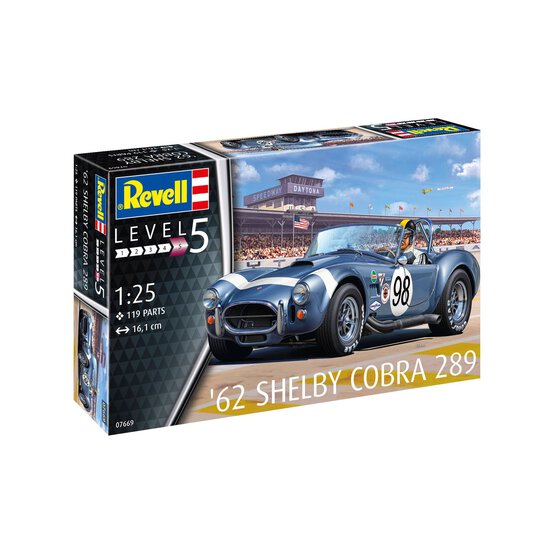 Revell �?2 Shelby Cobra 289 Cabriolet Model Kit 1:25