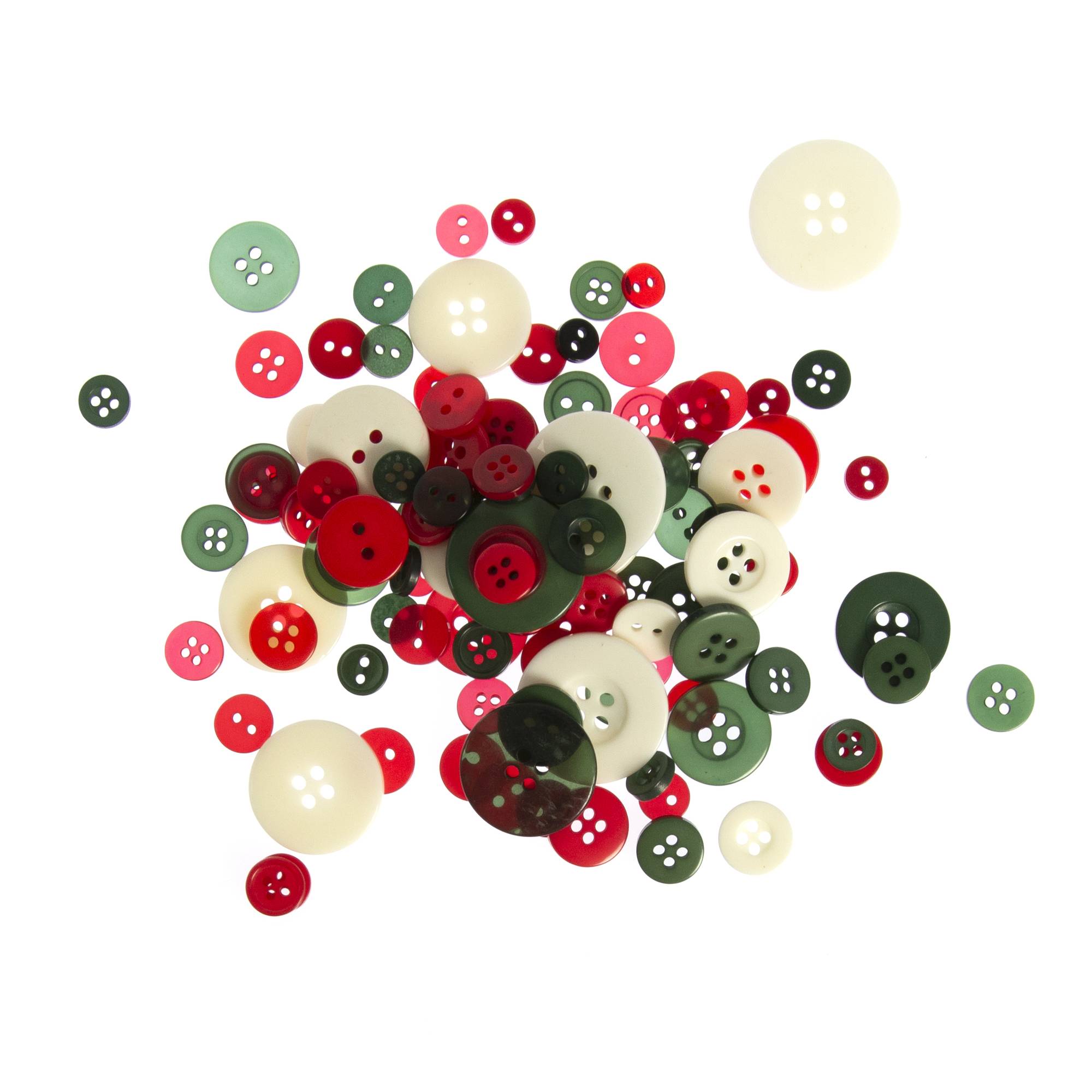 Christmas Buttons Pack 50g