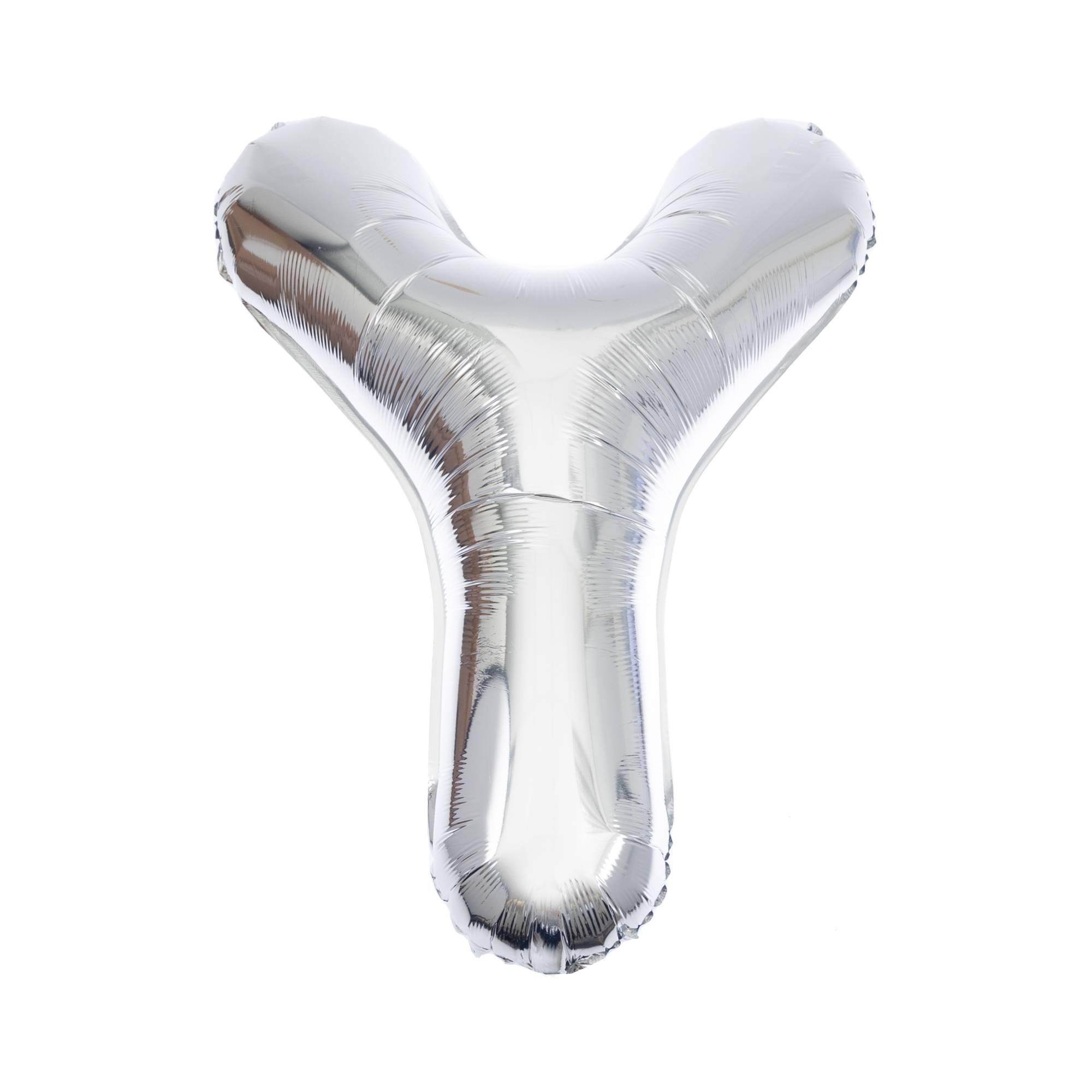 Extra Large Silver Foil Letter Y Balloon