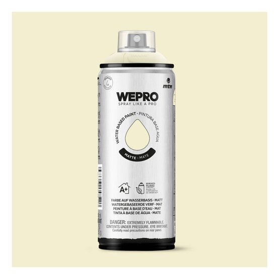MTN WEPRO Montmartre White Matte Water-Based Spray Paint 400ml