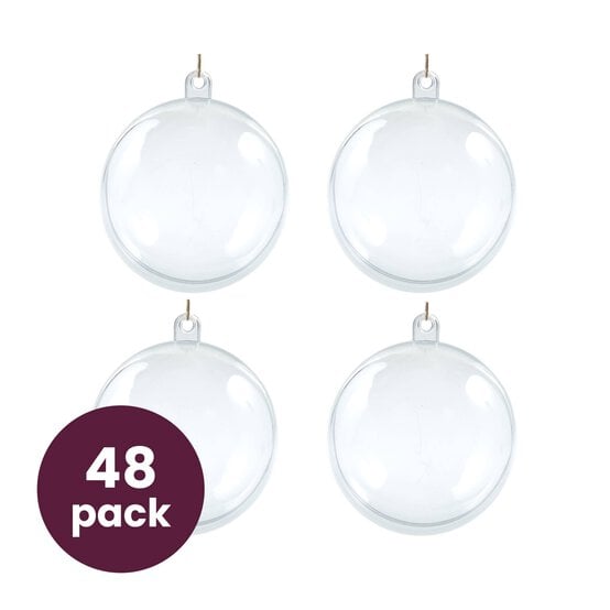 Fillable Bauble 48 Pack Bundle