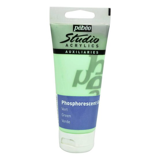 Pebeo Green Phosphorescent Gel 100ml
