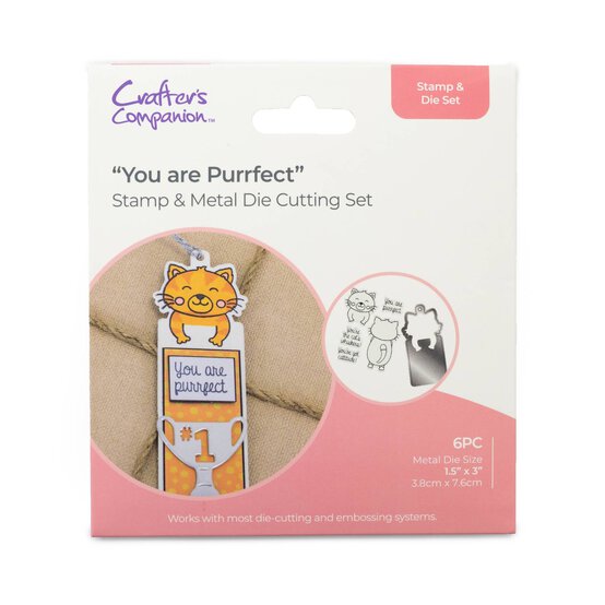 Gemini You Are Purrfect Stamp and Die Set 6 Pieces