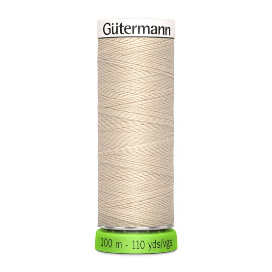 Gutermann Cream Sew All Recycled rPET Thread 100m (169)