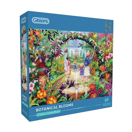 Gibsons Botanical Blooms Jigsaw Puzzle 1000 Pieces