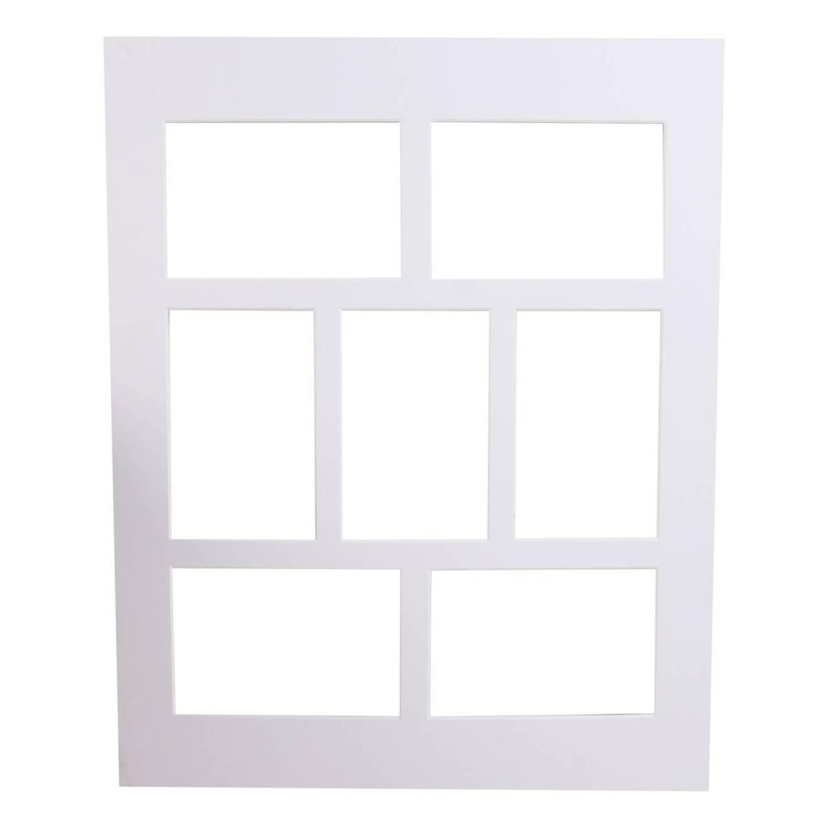 Iced White Multi Aperture Mount 16 x 20 Inches