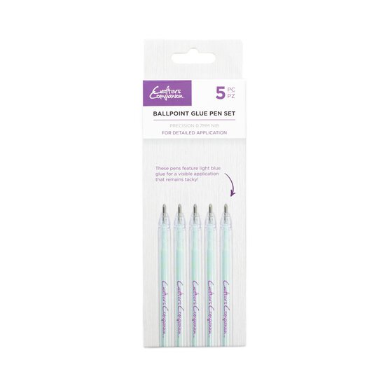 Crafter’s Companion Ballpoint Glue Pen Set 5 Pack
