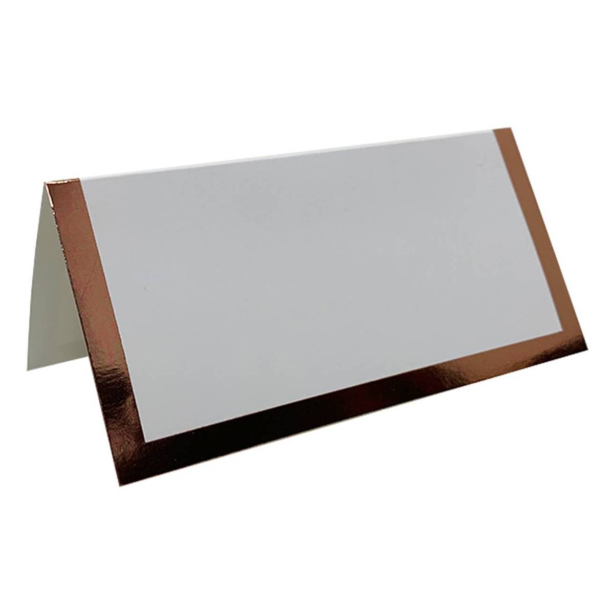 Rose Gold Border Place Cards 10 Pack
