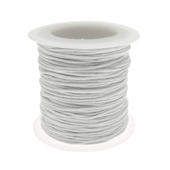 White Cotton Cord 1mm x 40m