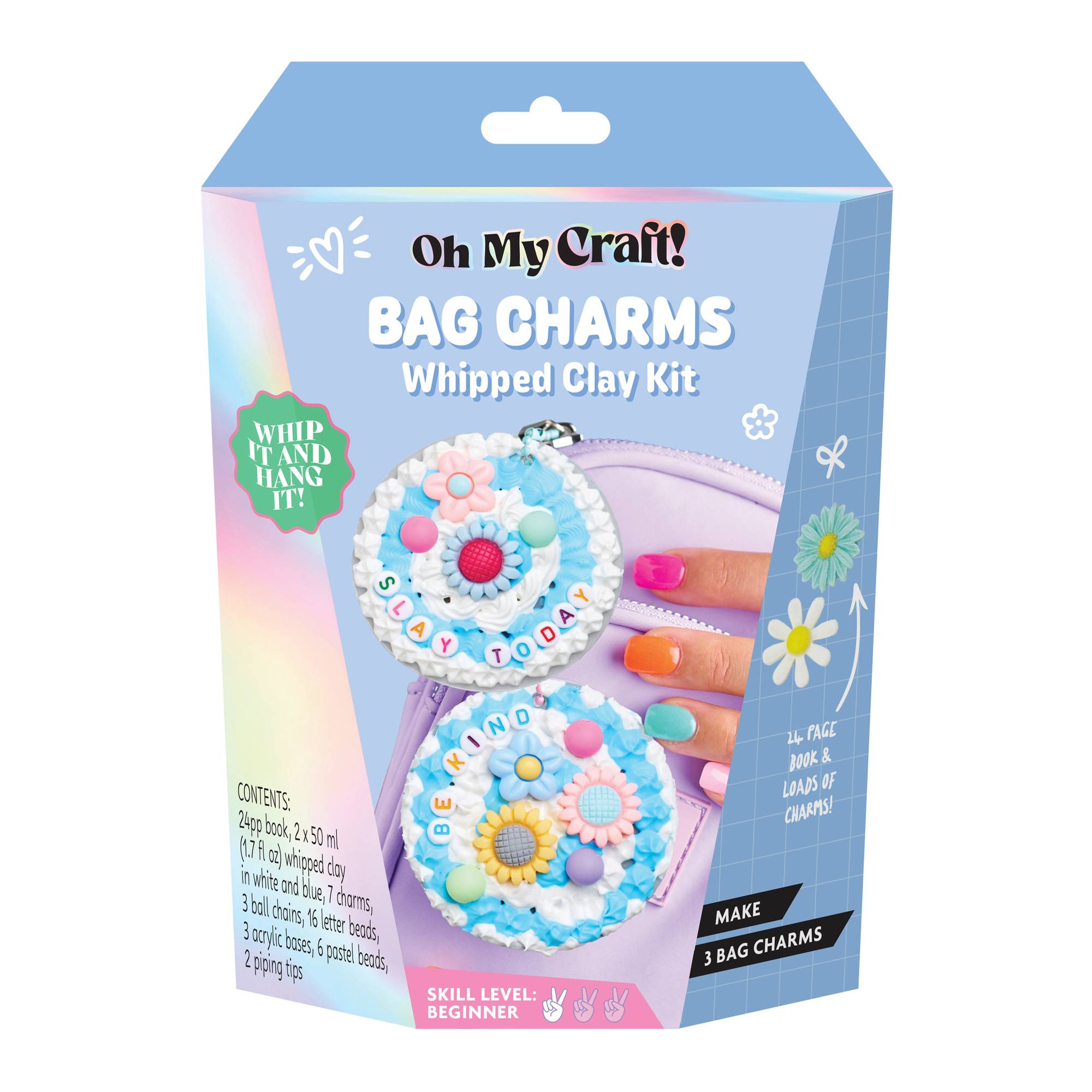 Oh My Craft! Bag Charm Whipped Clay Kit