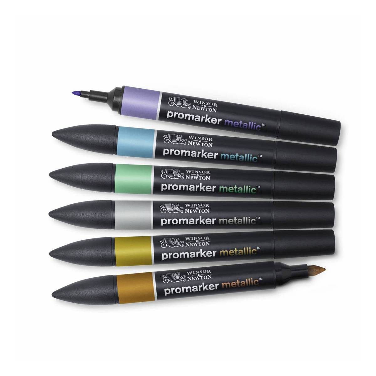 Winsor & Newton Promarker Metallic 6 Pack