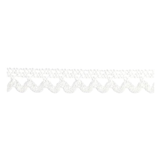 White 10mm Cotton Lace Trim by the Metre