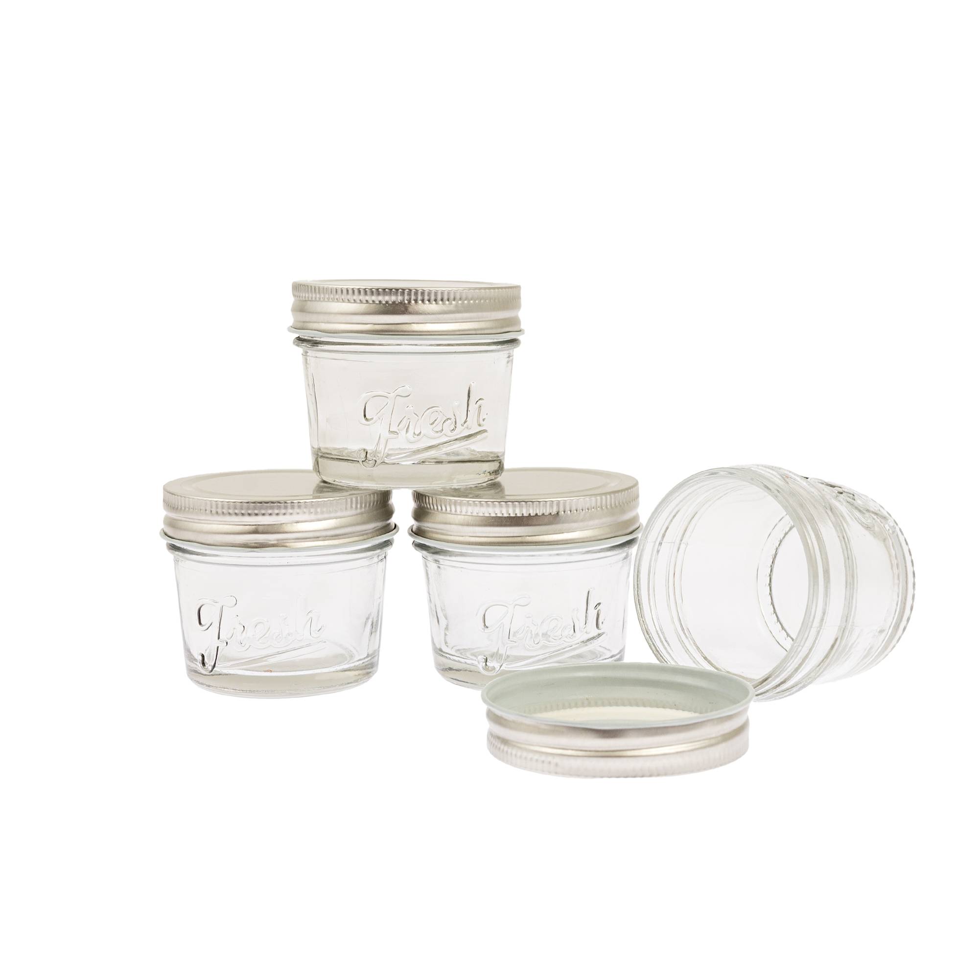Preserving Glass Jar 113ml 4 Pack