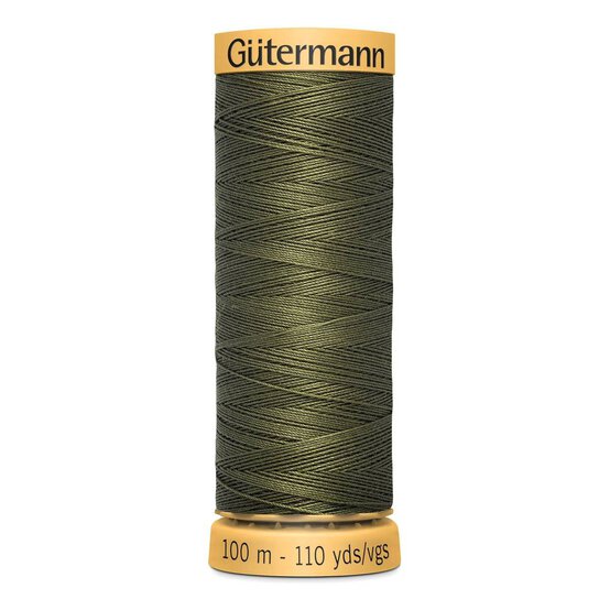 Gutermann Green Cotton Thread 100m (424)