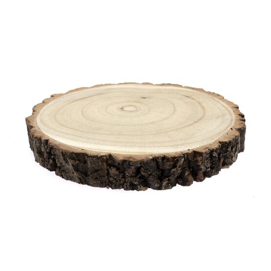 Natural Wooden Slice 24cm