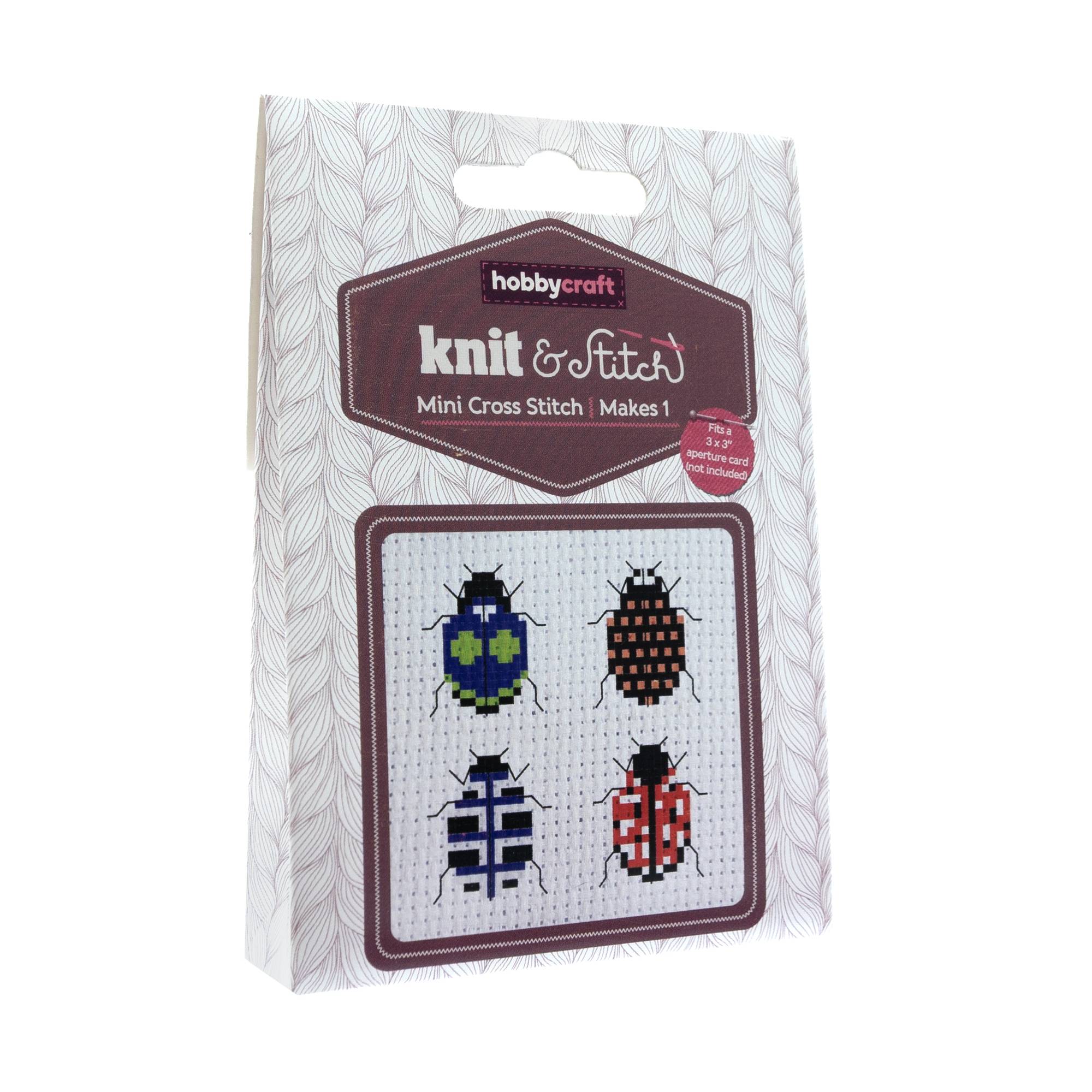 Mini Beetles Cross Stitch Kit