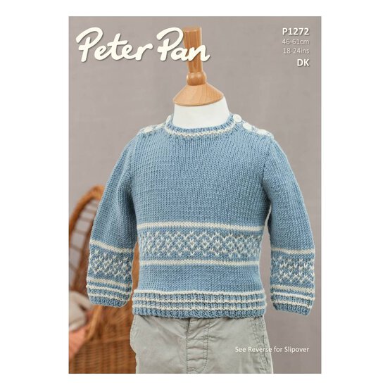 Peter Pan Baby Merino Jumper Digital Pattern P1272